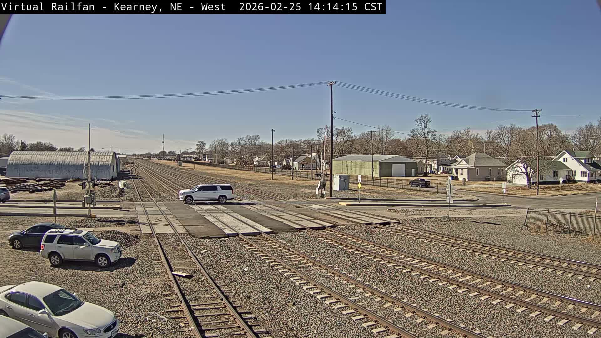 Kearney Union Pacific Railroad Crossing Live Cam - Kearney, Buffalo, Nebraska, USA