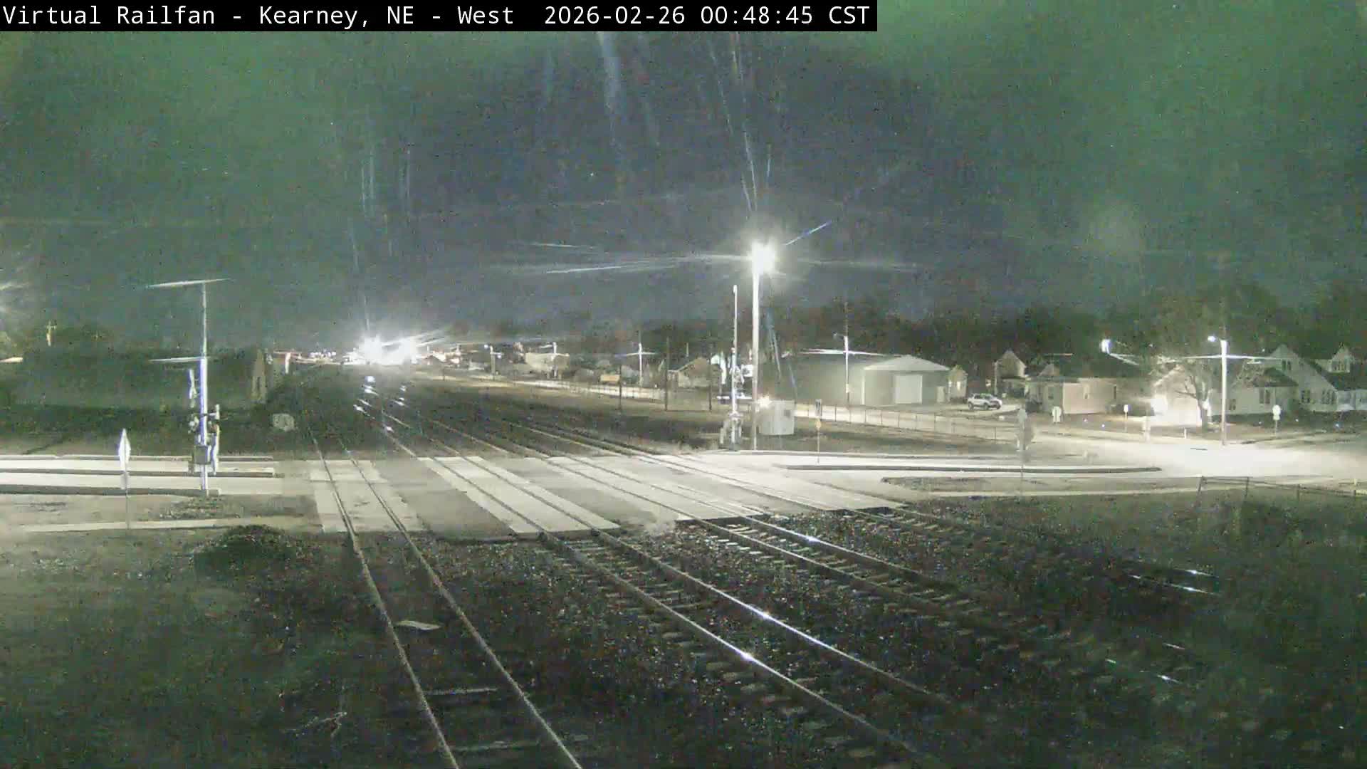 Kearney Union Pacific Railroad Crossing Live Cam - Kearney, Buffalo, Nebraska, USA