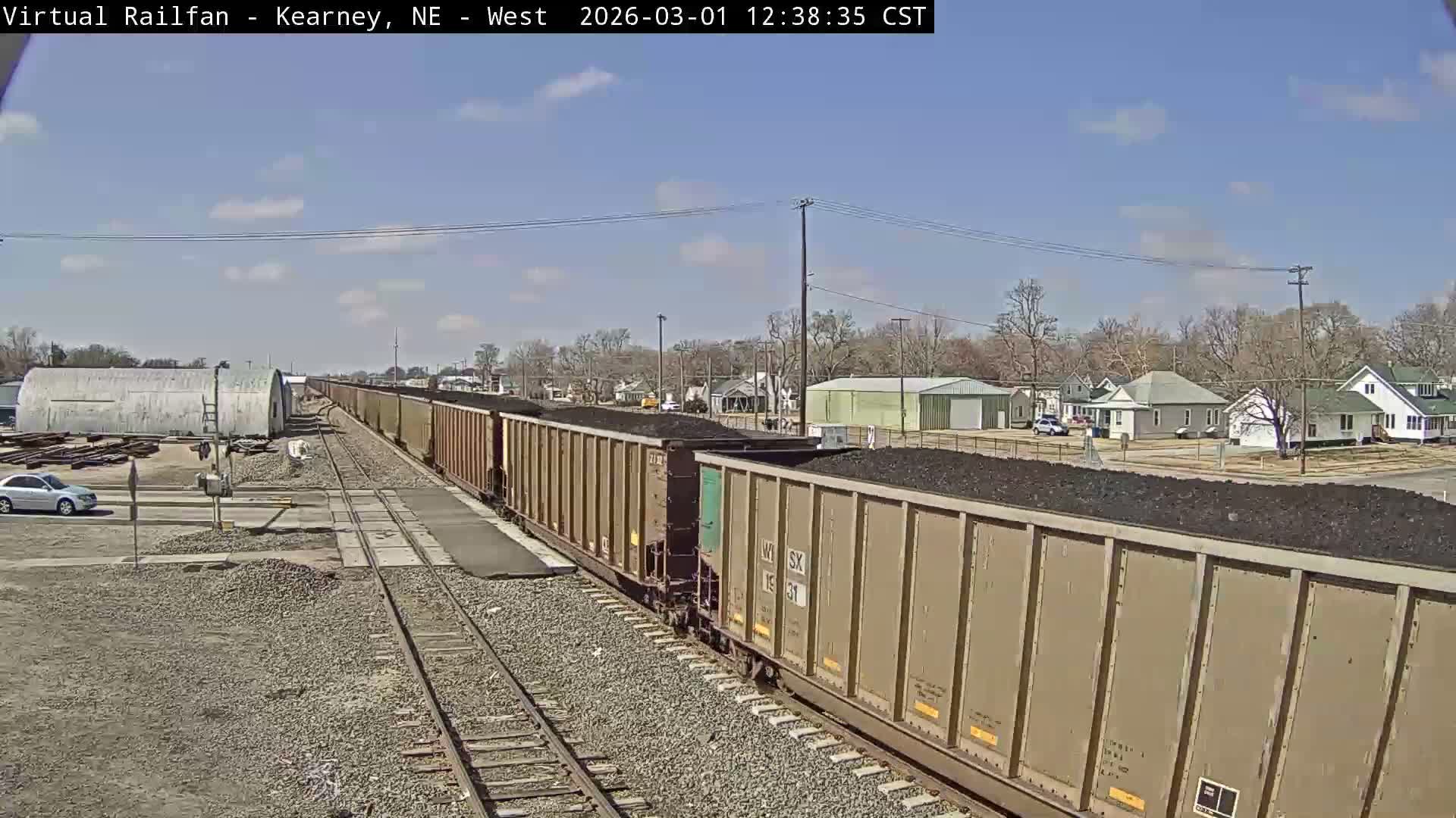 Kearney Union Pacific Railroad Crossing Live Cam - Kearney, Buffalo, Nebraska, USA