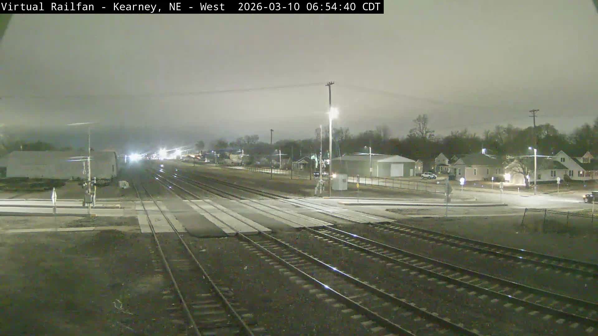Kearney Union Pacific Railroad Crossing Live Cam - Kearney, Buffalo, Nebraska, USA