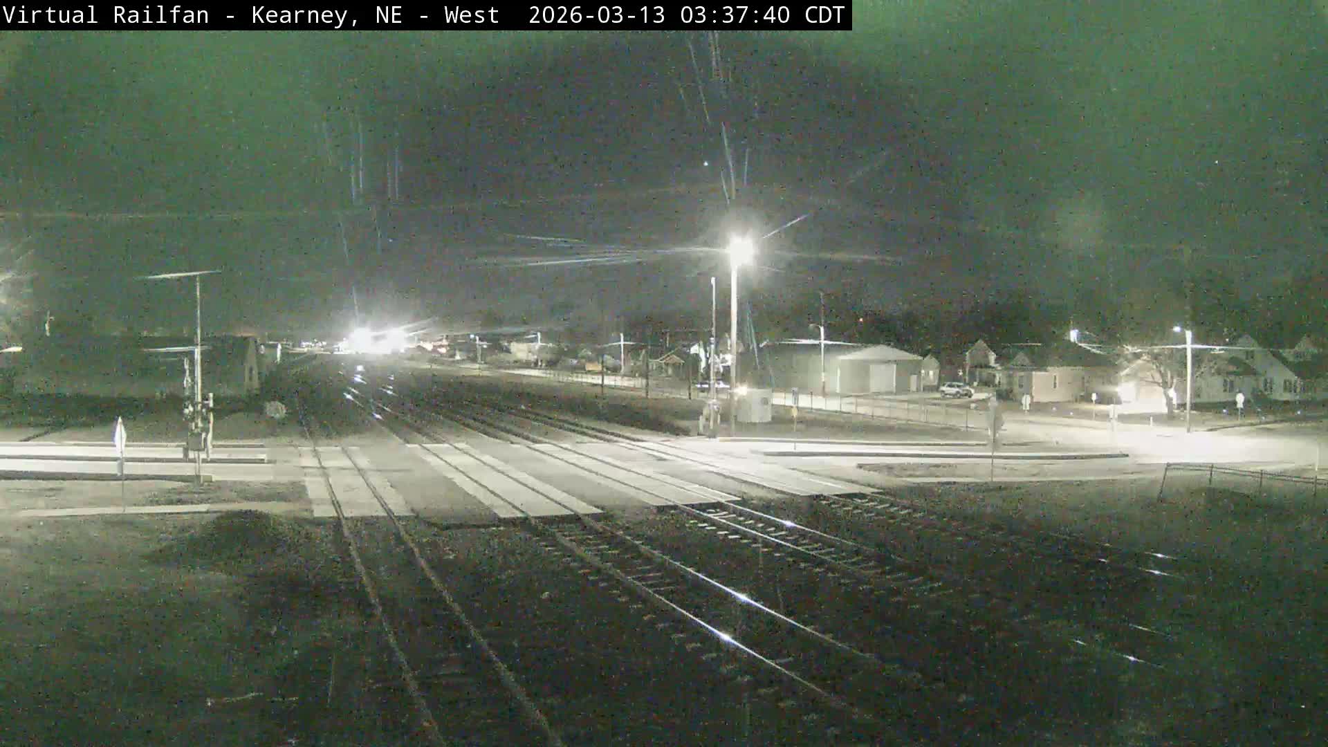 Kearney Union Pacific Railroad Crossing Live Cam - Kearney, Buffalo, Nebraska, USA