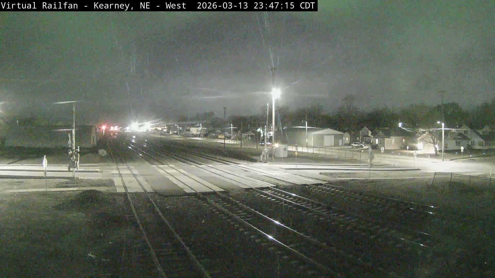 Kearney Union Pacific Railroad Crossing Live Cam - Kearney, Buffalo, Nebraska, USA