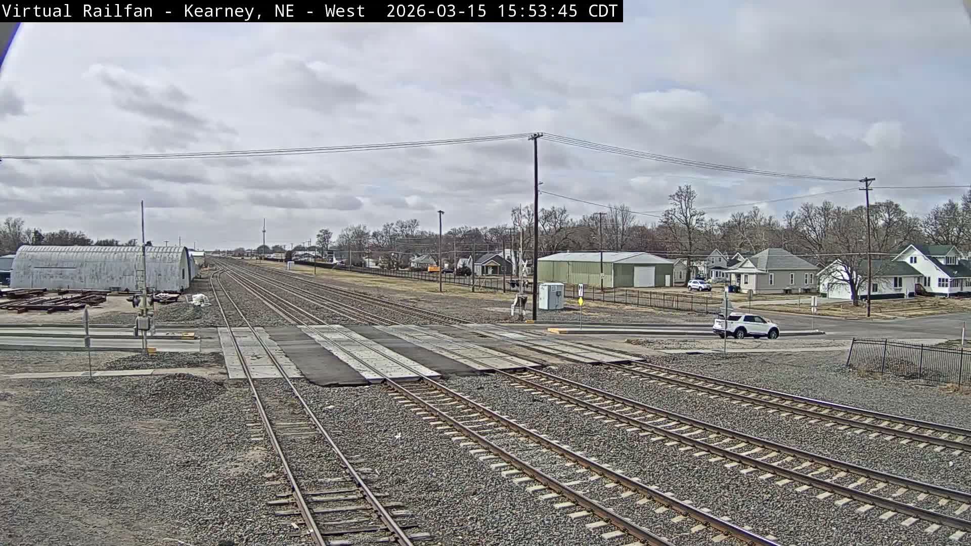 Kearney Union Pacific Railroad Crossing Live Cam - Kearney, Buffalo, Nebraska, USA