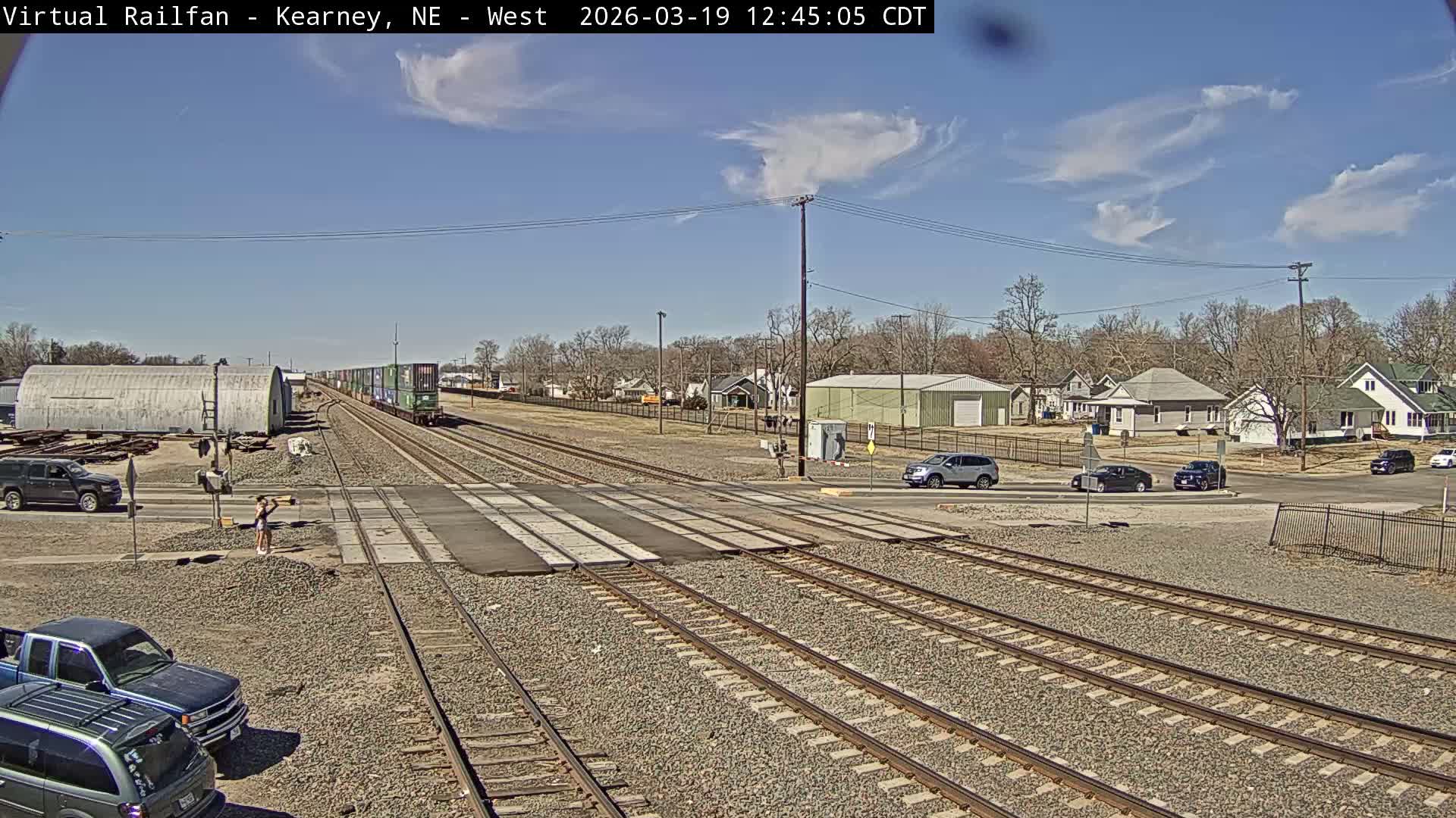 Kearney Union Pacific Railroad Crossing Live Cam - Kearney, Buffalo, Nebraska, USA