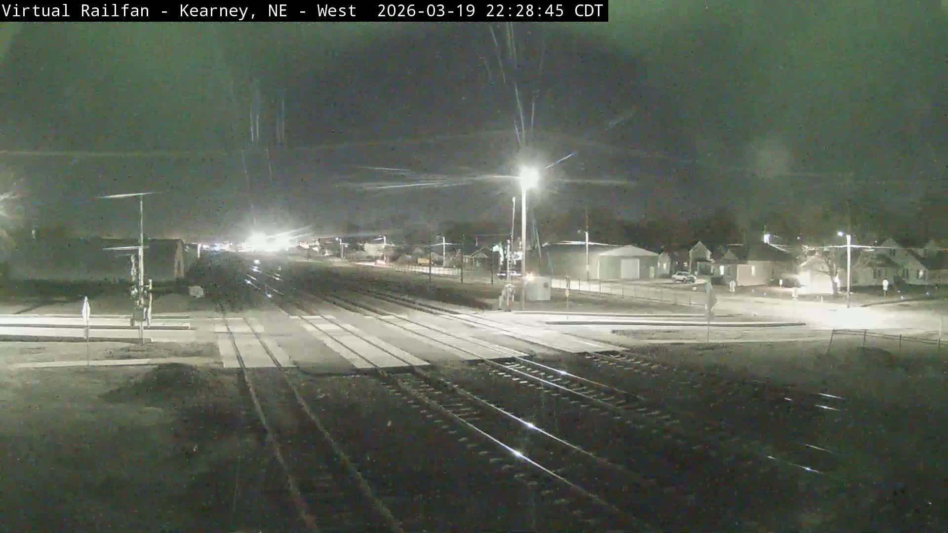 Kearney Union Pacific Railroad Crossing Live Cam - Kearney, Buffalo, Nebraska, USA