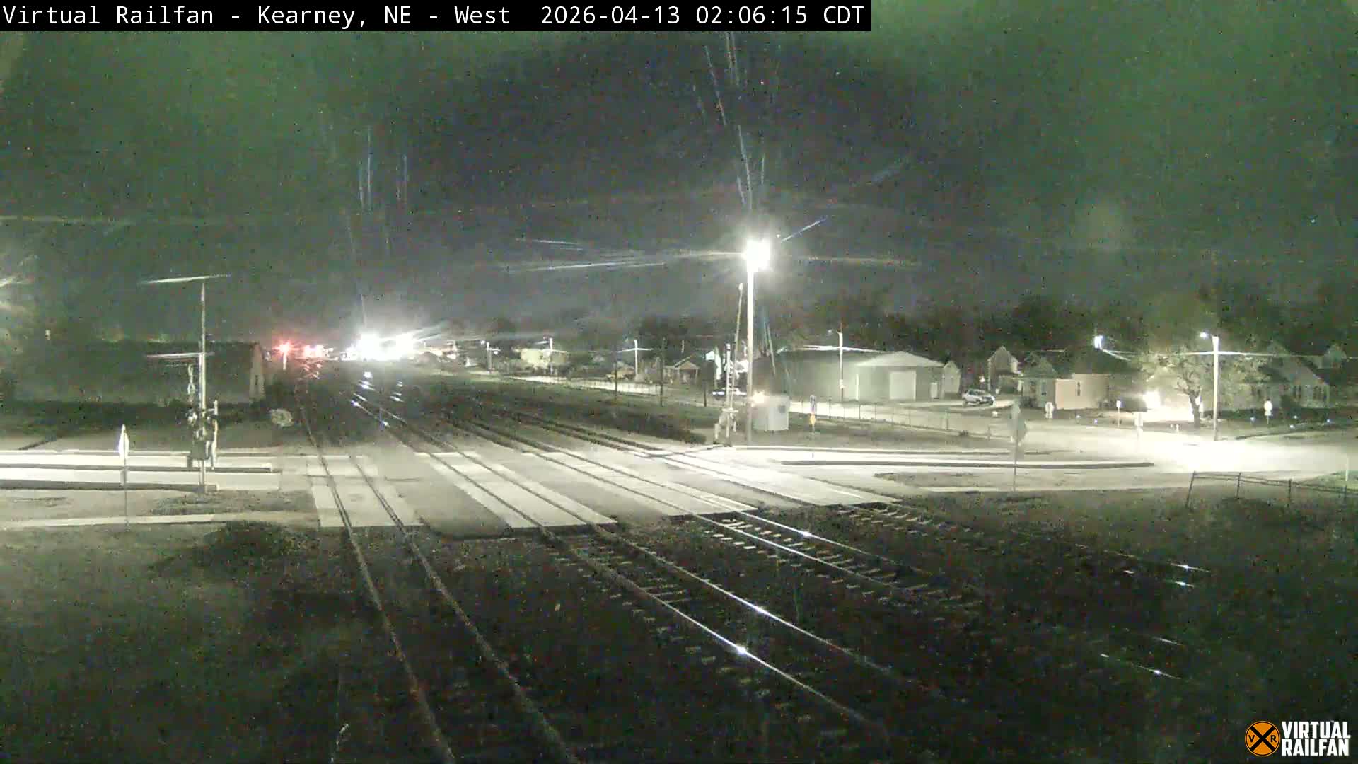 Kearney Union Pacific Railroad Crossing Live Cam - Kearney, Buffalo, Nebraska, USA