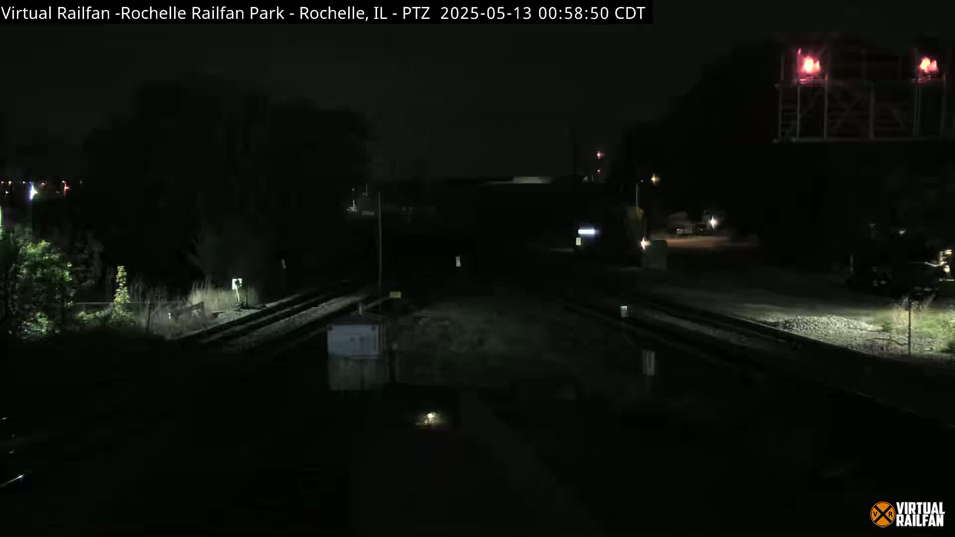 Rochelle Railfan Park Railroad Junction Live Cam - Rochelle, Ogle, Illinois, USA 