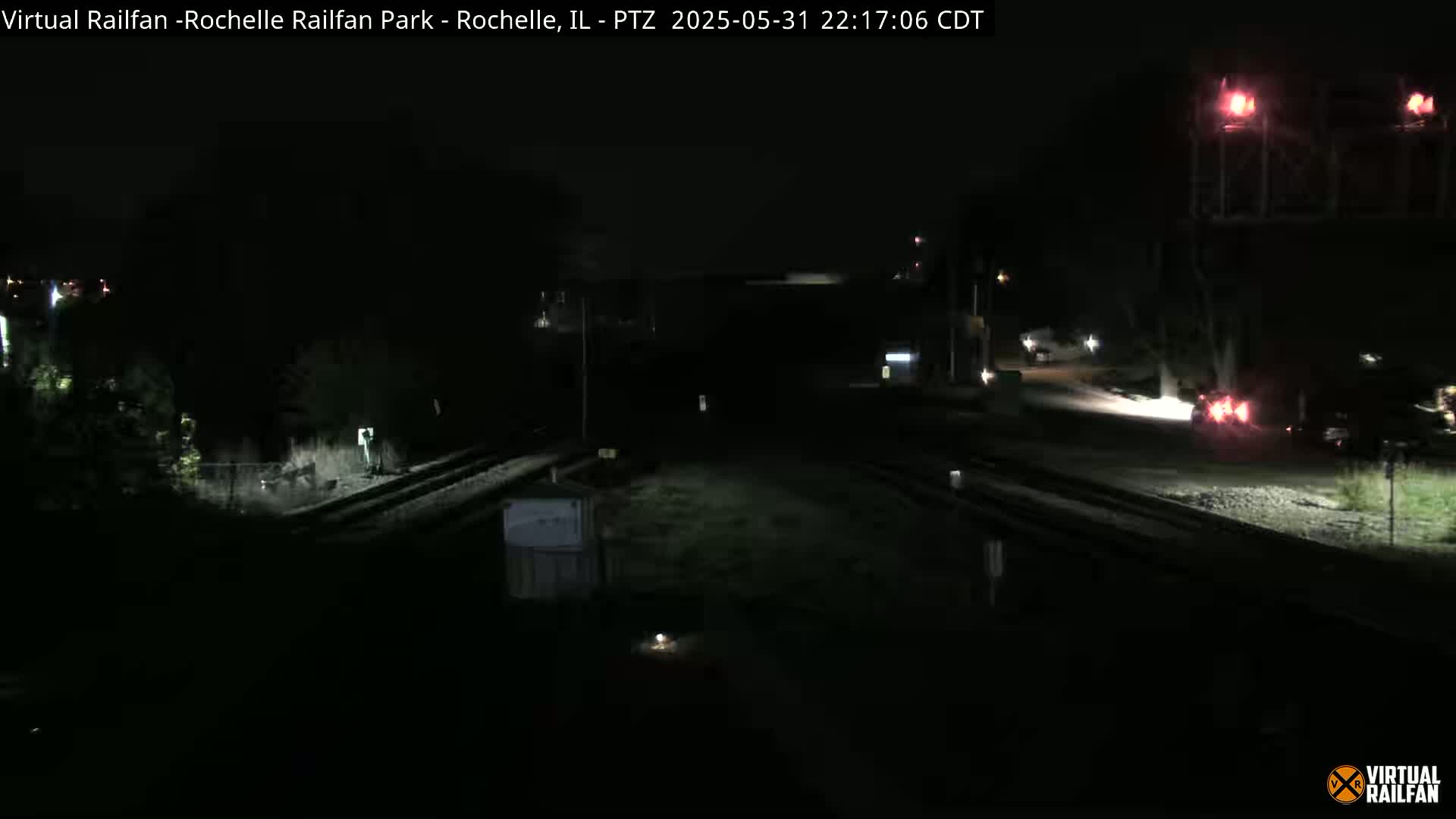 Rochelle Railfan Park Railroad Junction Live Cam - Rochelle, Ogle, Illinois, USA 