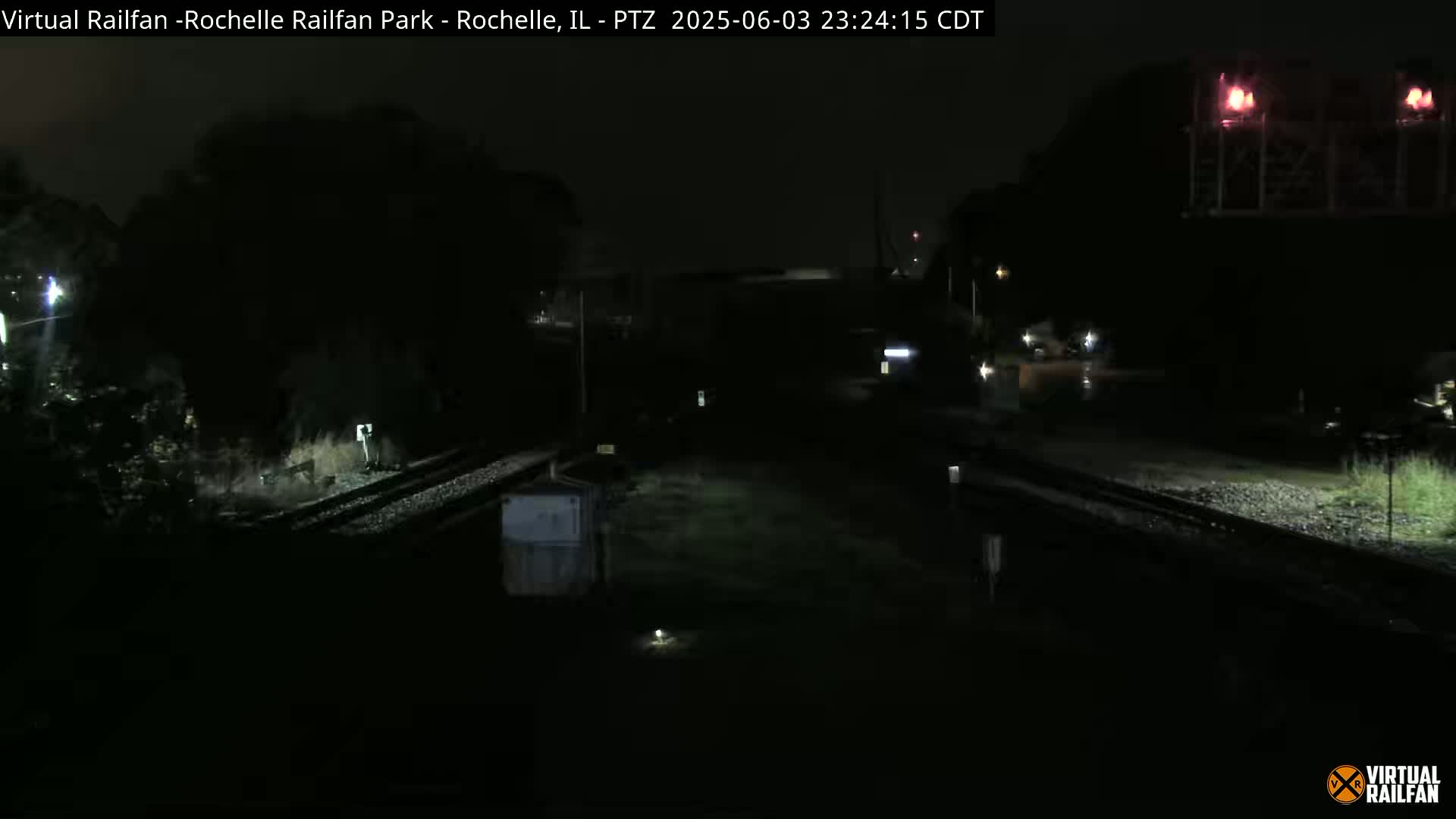 Rochelle Railfan Park Railroad Junction Live Cam - Rochelle, Ogle, Illinois, USA 