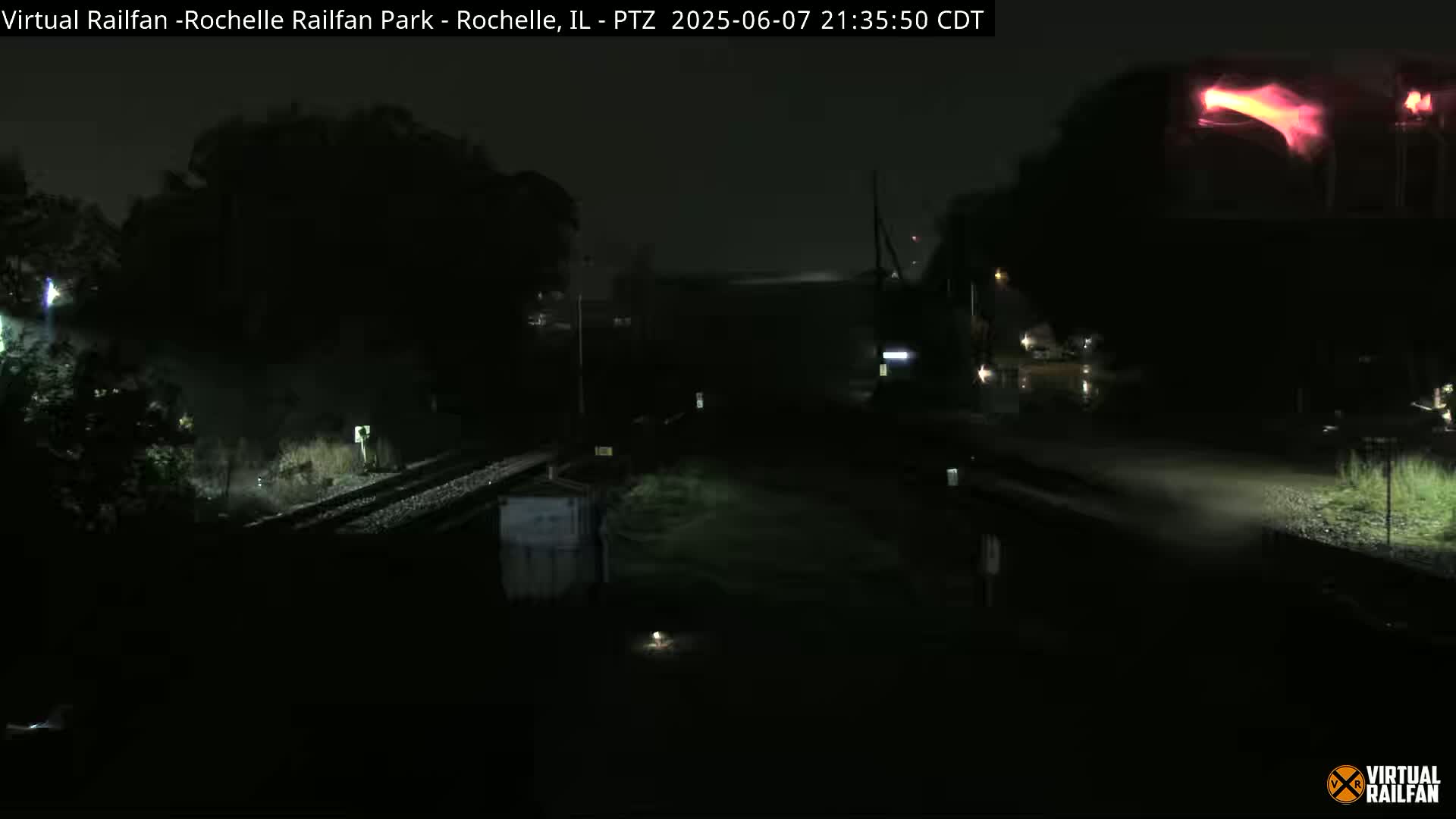 Rochelle Railfan Park Railroad Junction Live Cam - Rochelle, Ogle, Illinois, USA 
