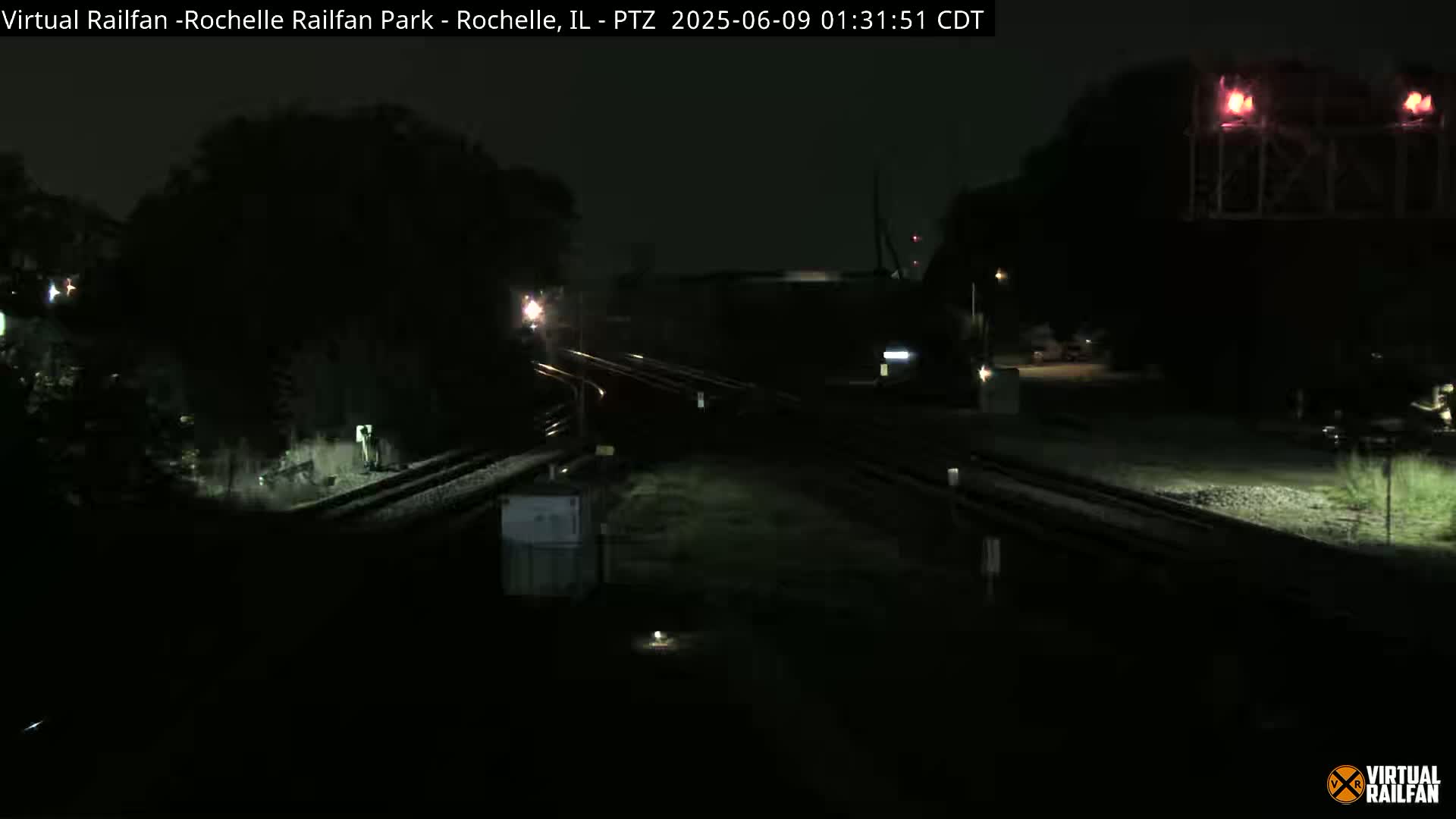Rochelle Railfan Park Railroad Junction Live Cam - Rochelle, Ogle, Illinois, USA 