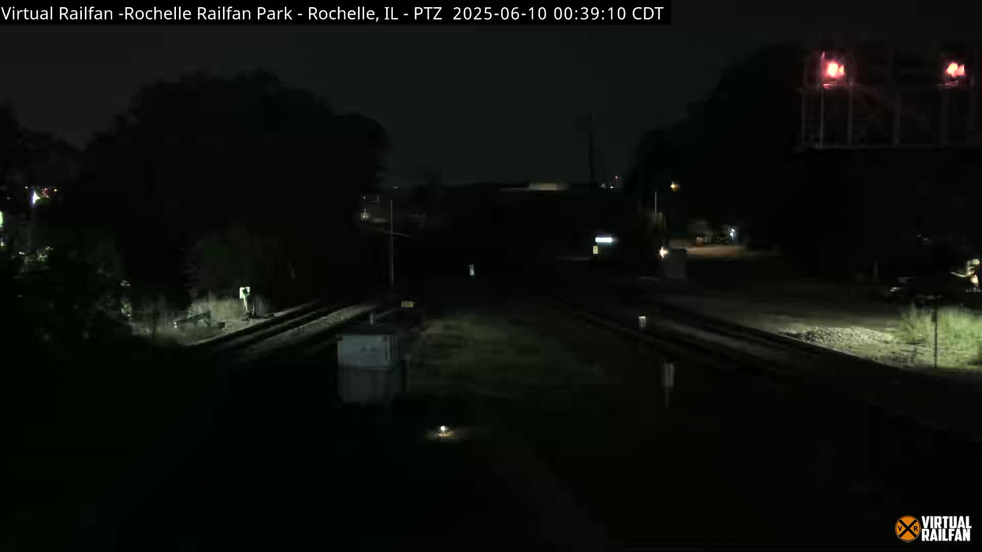 Rochelle Railfan Park Railroad Junction Live Cam - Rochelle, Ogle, Illinois, USA 