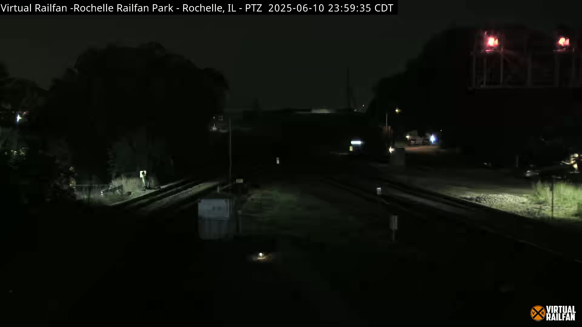 Rochelle Railfan Park Railroad Junction Live Cam - Rochelle, Ogle, Illinois, USA 