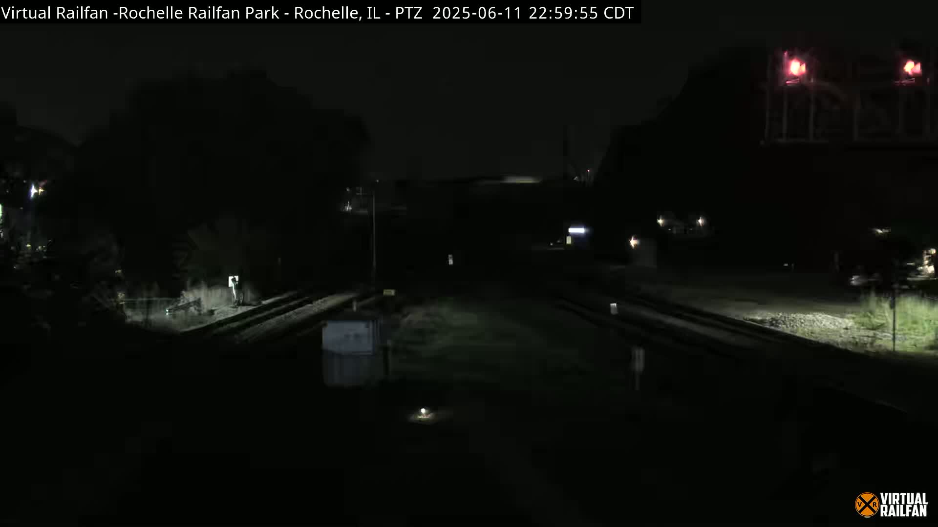 Rochelle Railfan Park Railroad Junction Live Cam - Rochelle, Ogle, Illinois, USA 