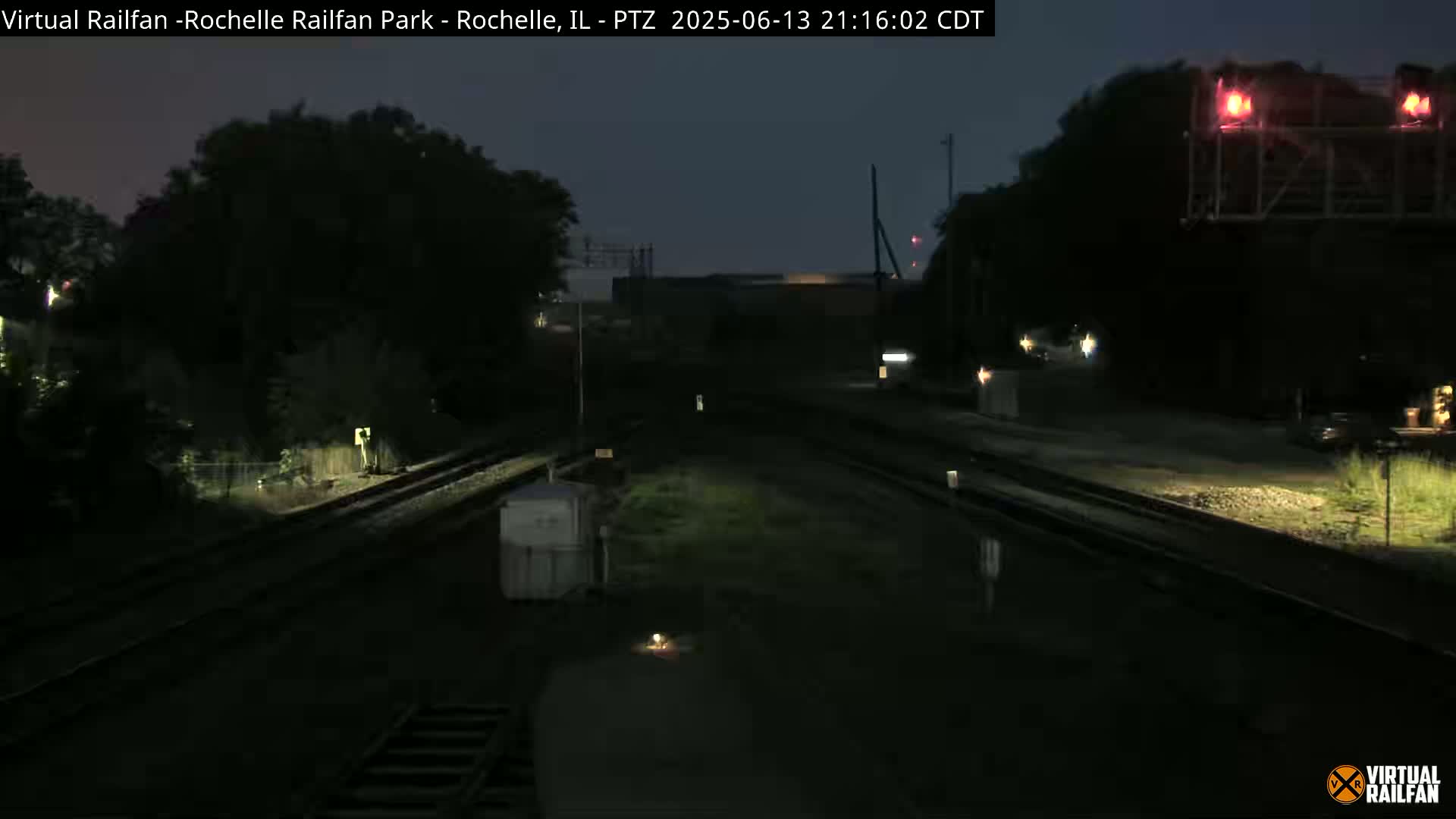 Rochelle Railfan Park Railroad Junction Live Cam - Rochelle, Ogle, Illinois, USA 