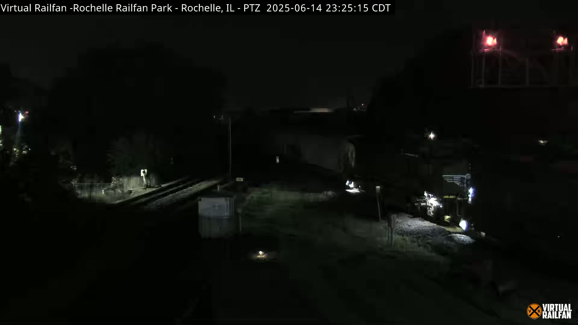 Rochelle Railfan Park Railroad Junction Live Cam - Rochelle, Ogle, Illinois, USA 