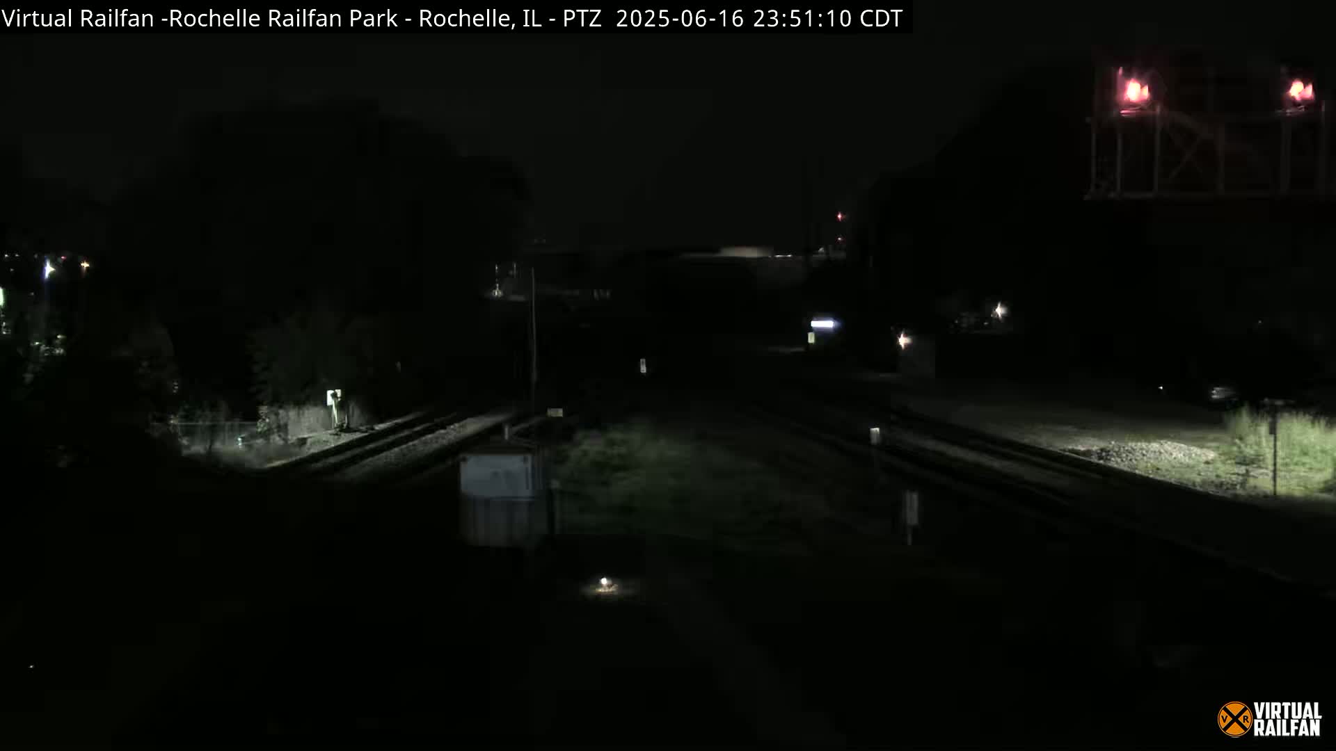 Rochelle Railfan Park Railroad Junction Live Cam - Rochelle, Ogle, Illinois, USA 