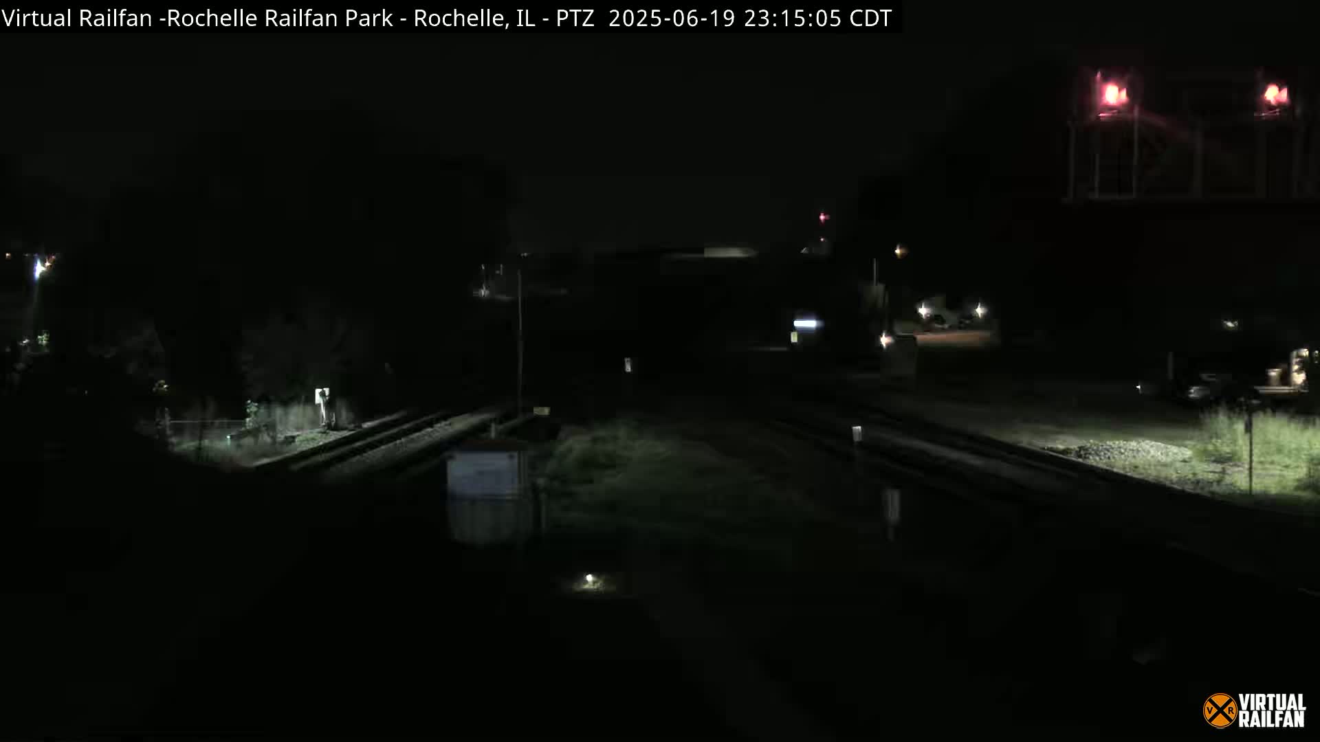Rochelle Railfan Park Railroad Junction Live Cam - Rochelle, Ogle, Illinois, USA 
