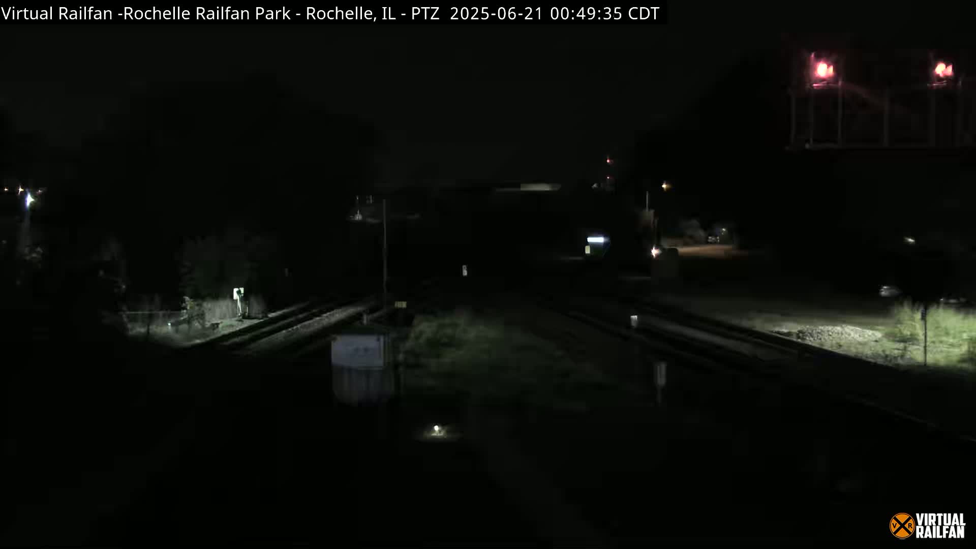 Rochelle Railfan Park Railroad Junction Live Cam - Rochelle, Ogle, Illinois, USA 