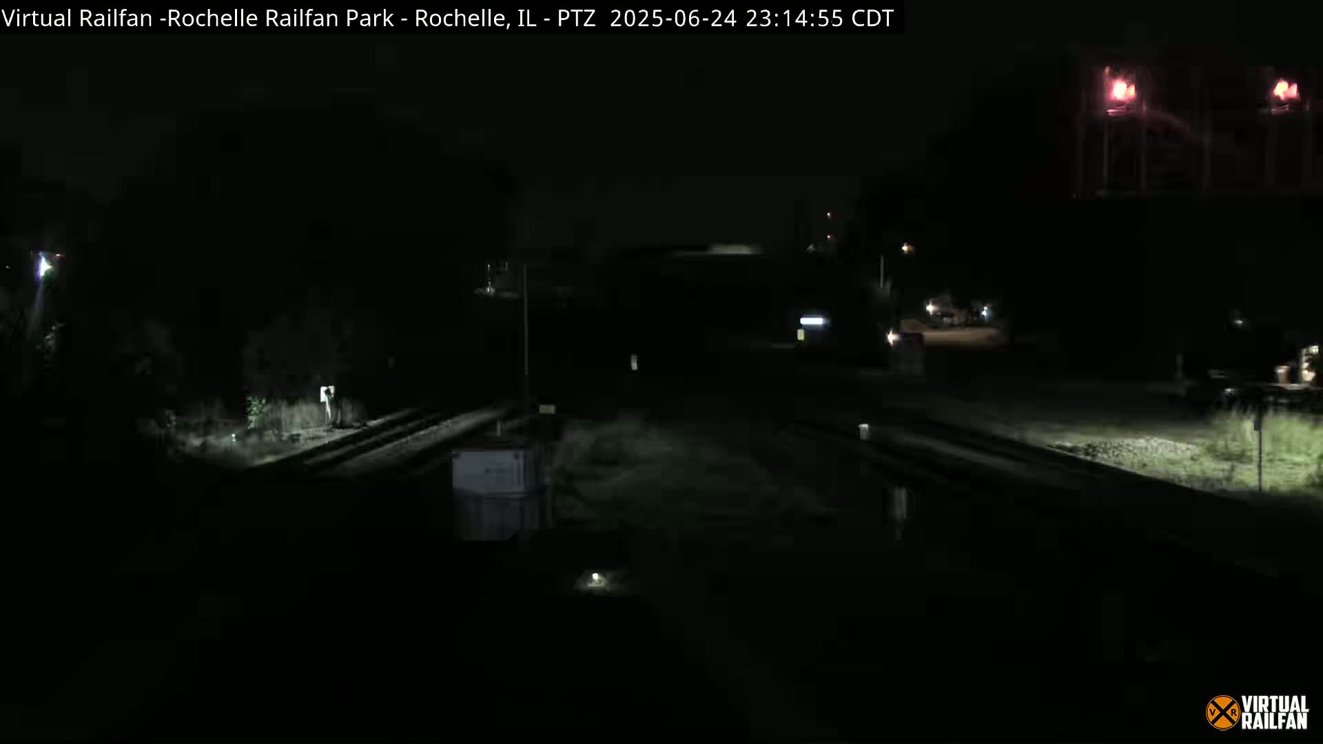 Rochelle Railfan Park Railroad Junction Live Cam - Rochelle, Ogle, Illinois, USA 
