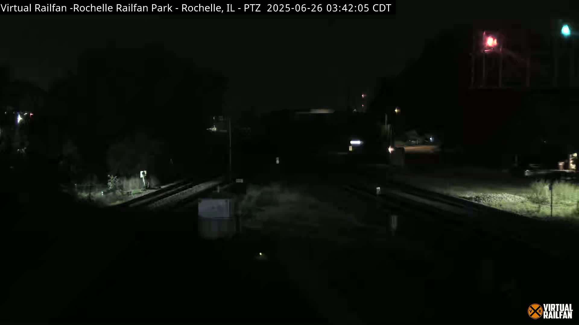 Rochelle Railfan Park Railroad Junction Live Cam - Rochelle, Ogle, Illinois, USA 