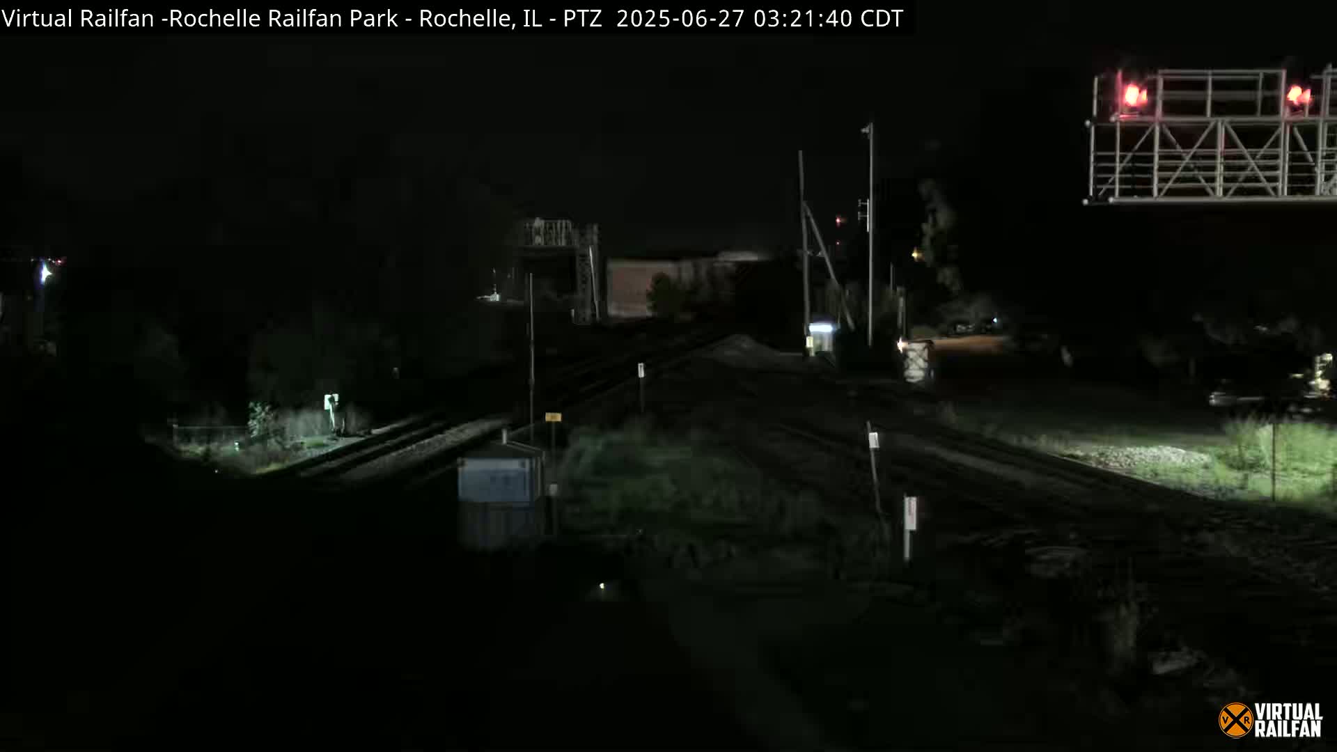 Rochelle Railfan Park Railroad Junction Live Cam - Rochelle, Ogle, Illinois, USA 