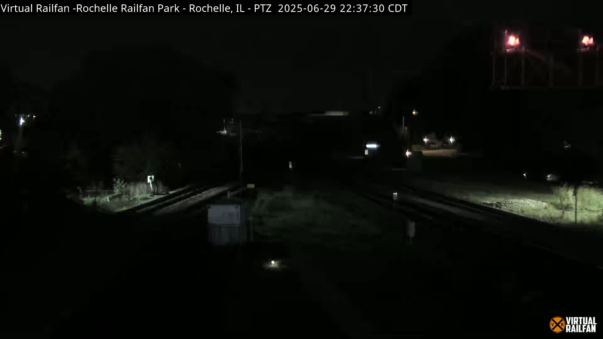 Rochelle Railfan Park Railroad Junction Live Cam - Rochelle, Ogle, Illinois, USA 