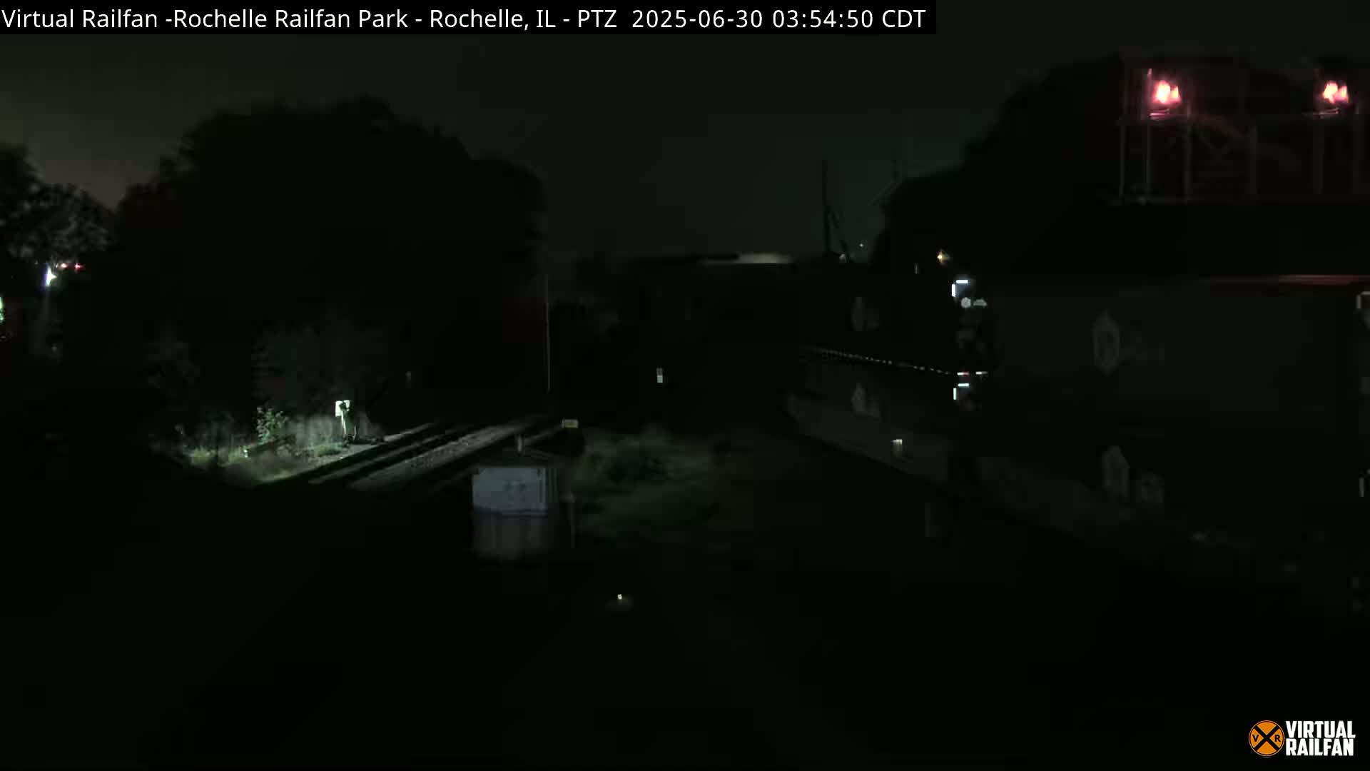 Rochelle Railfan Park Railroad Junction Live Cam - Rochelle, Ogle, Illinois, USA 
