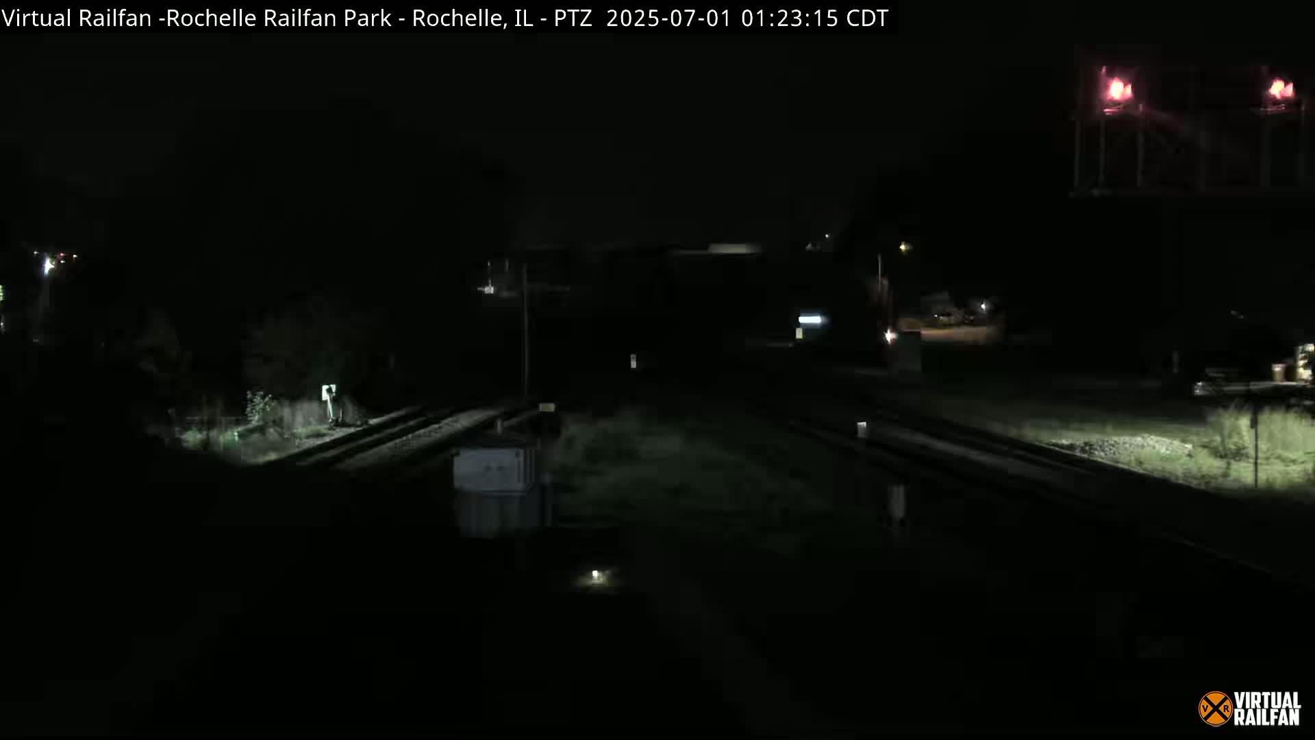 Rochelle Railfan Park Railroad Junction Live Cam - Rochelle, Ogle, Illinois, USA 