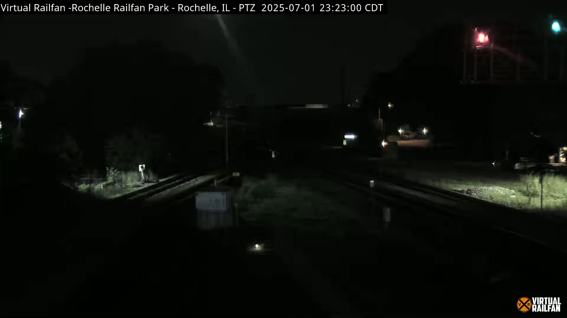Rochelle Railfan Park Railroad Junction Live Cam - Rochelle, Ogle, Illinois, USA 