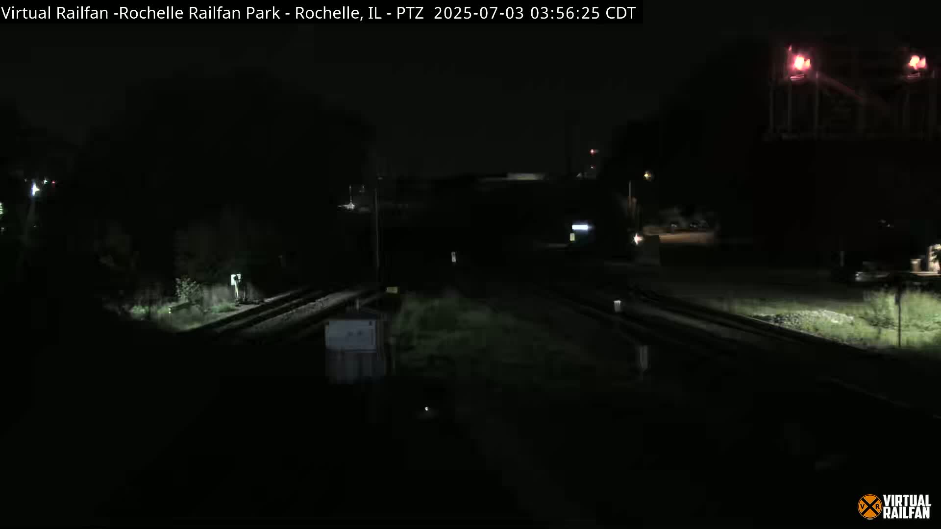 Rochelle Railfan Park Railroad Junction Live Cam - Rochelle, Ogle, Illinois, USA 