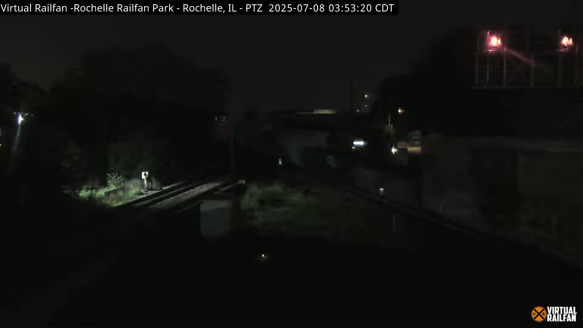 Rochelle Railfan Park Railroad Junction Live Cam - Rochelle, Ogle, Illinois, USA 