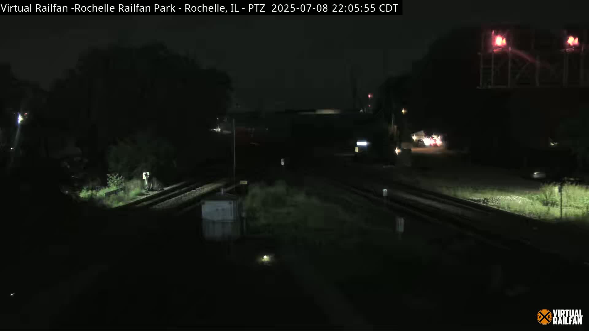 Rochelle Railfan Park Railroad Junction Live Cam - Rochelle, Ogle, Illinois, USA 