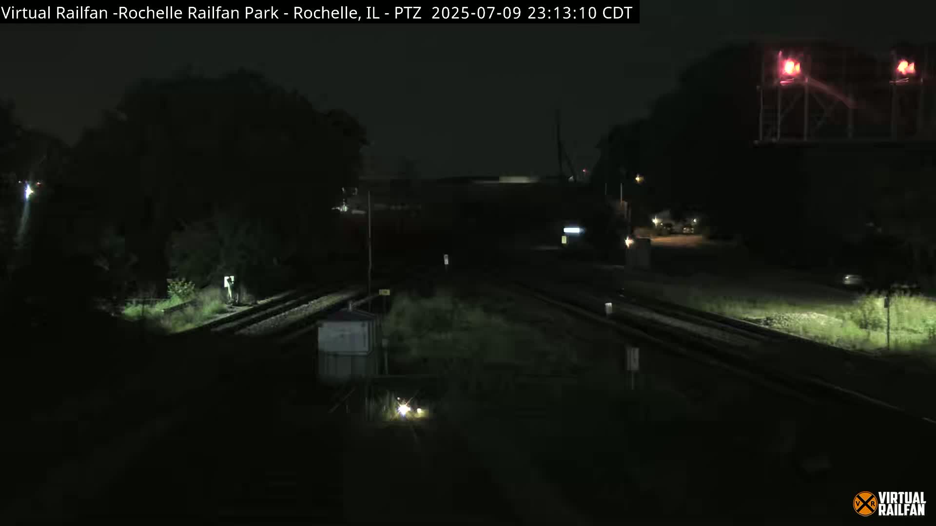 Rochelle Railfan Park Railroad Junction Live Cam - Rochelle, Ogle, Illinois, USA 