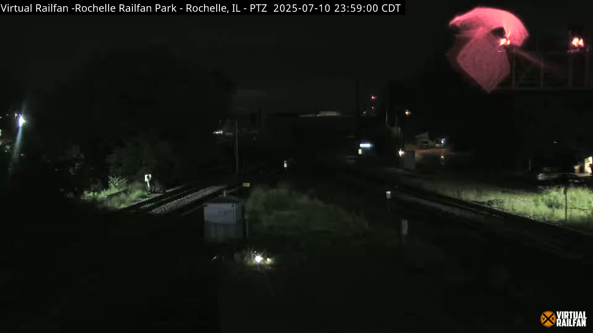 Rochelle Railfan Park Railroad Junction Live Cam - Rochelle, Ogle, Illinois, USA 