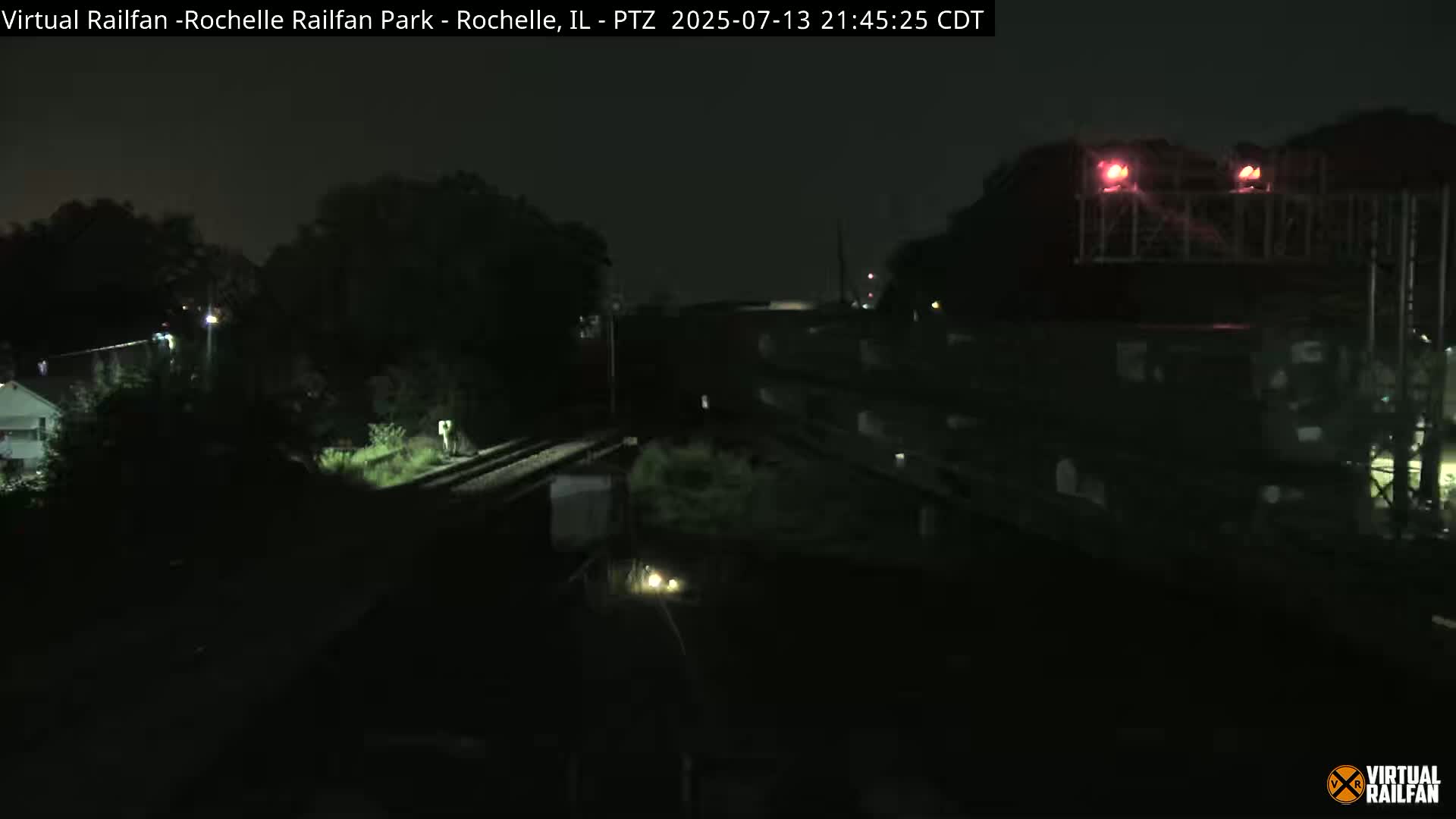 Rochelle Railfan Park Railroad Junction Live Cam - Rochelle, Ogle, Illinois, USA 