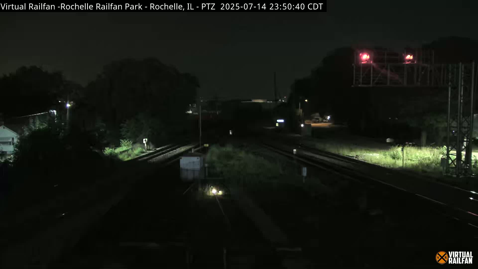 Rochelle Railfan Park Railroad Junction Live Cam - Rochelle, Ogle, Illinois, USA 