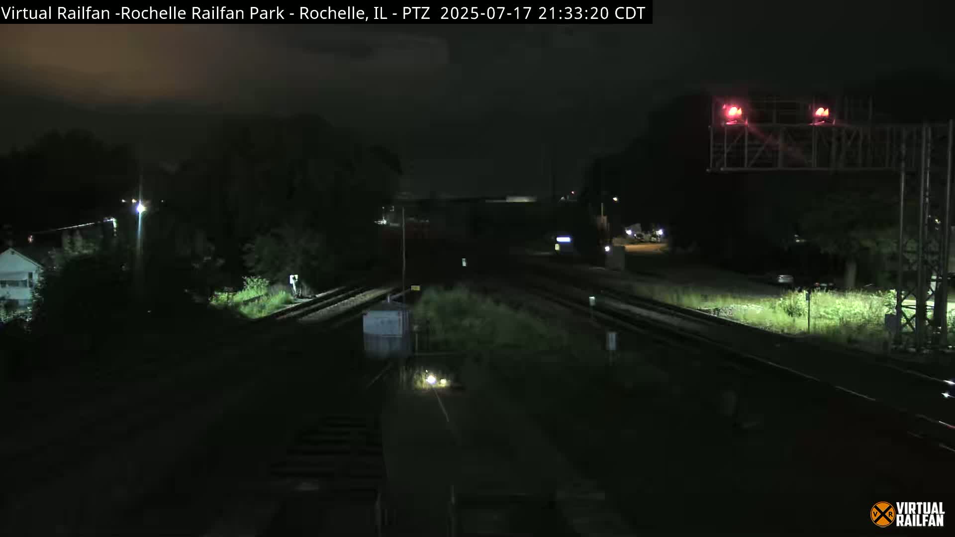 Rochelle Railfan Park Railroad Junction Live Cam - Rochelle, Ogle, Illinois, USA 