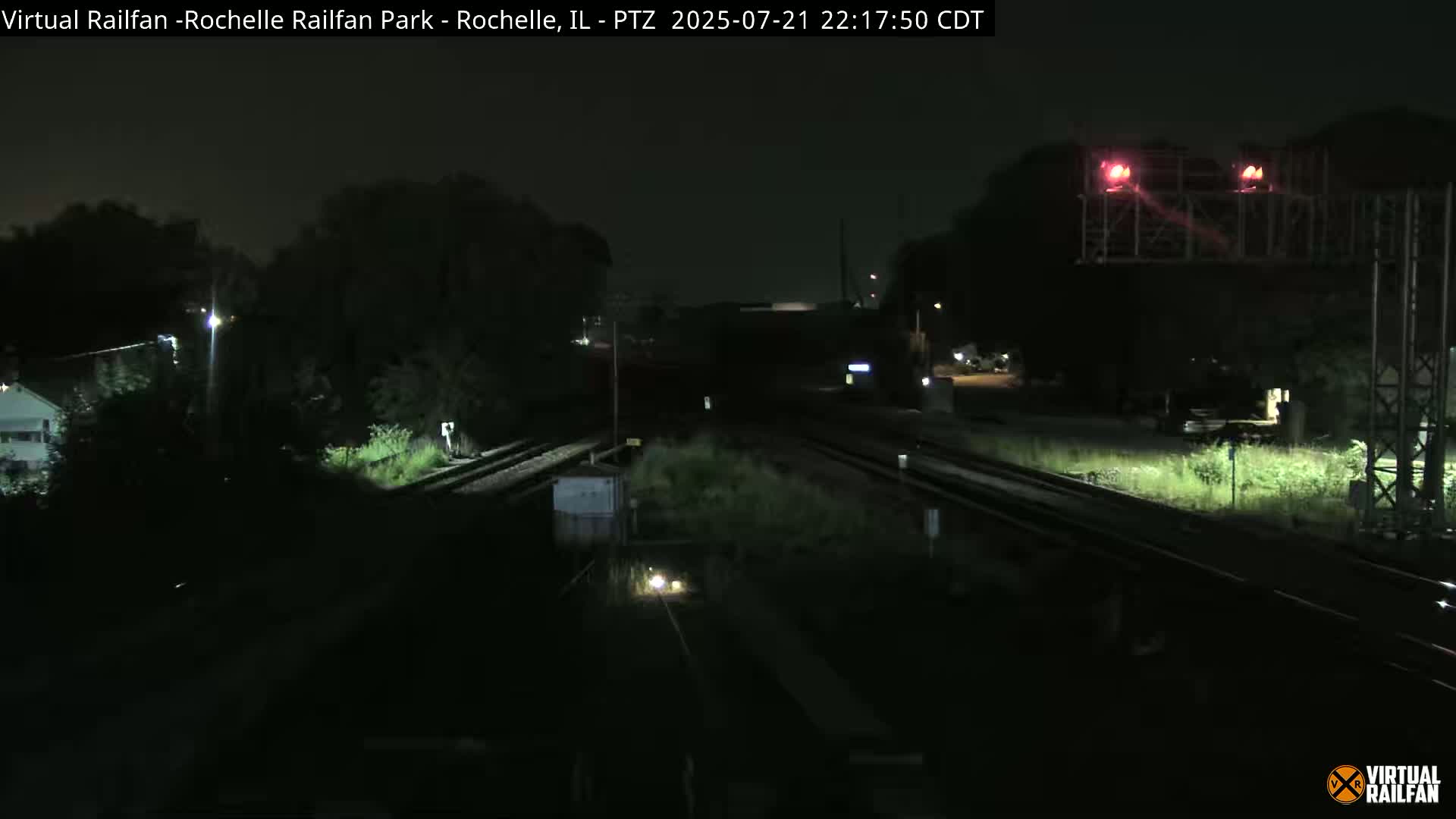 Rochelle Railfan Park Railroad Junction Live Cam - Rochelle, Ogle, Illinois, USA 