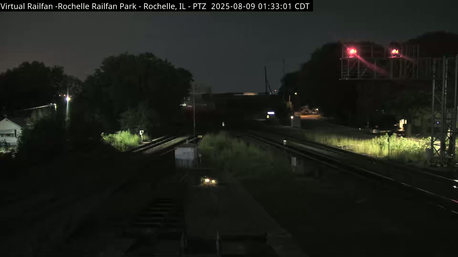 Rochelle Railfan Park Railroad Junction Live Cam - Rochelle, Ogle, Illinois, USA 