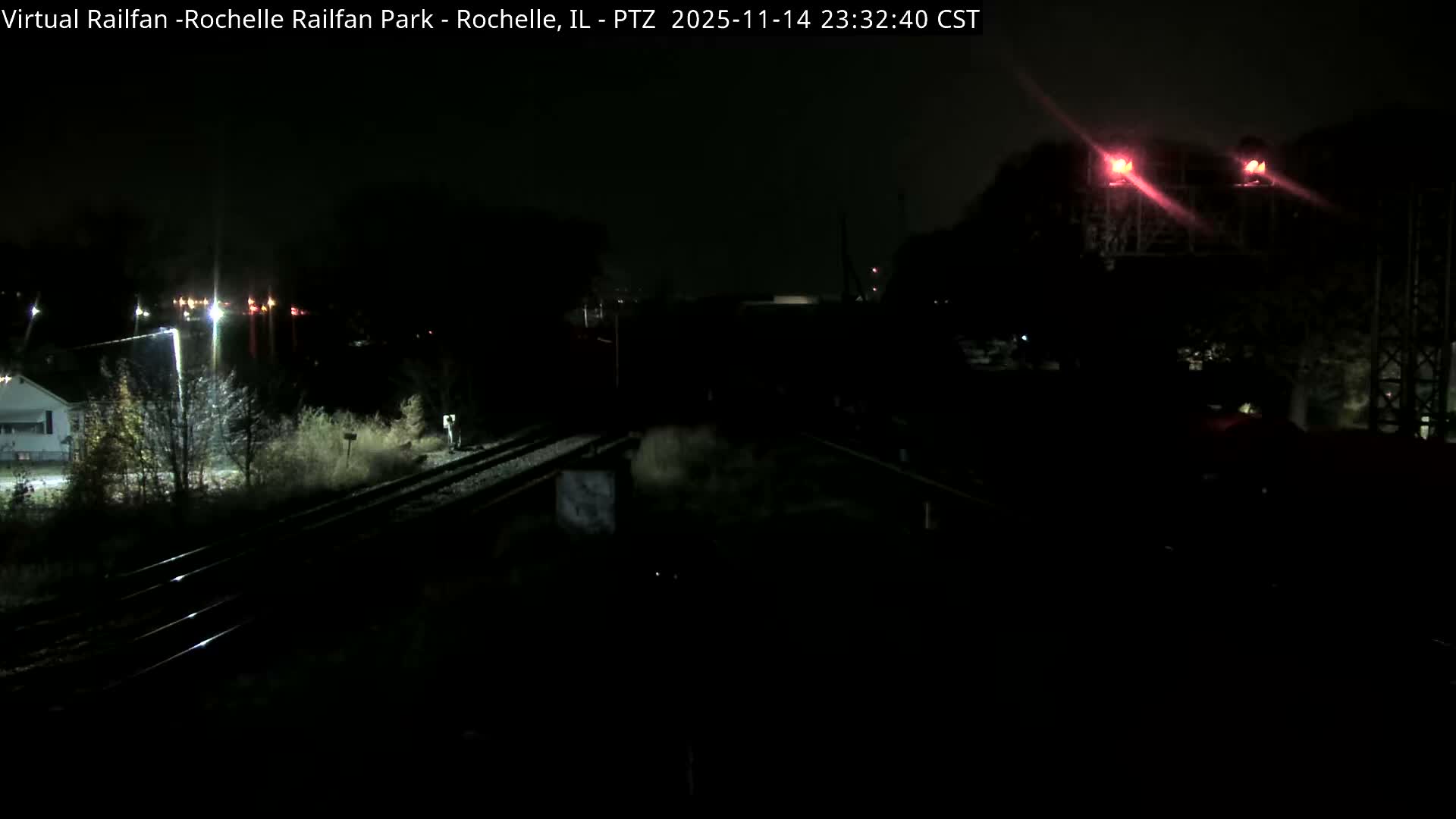Rochelle Railfan Park Railroad Junction Live Cam - Rochelle, Ogle, Illinois, USA 