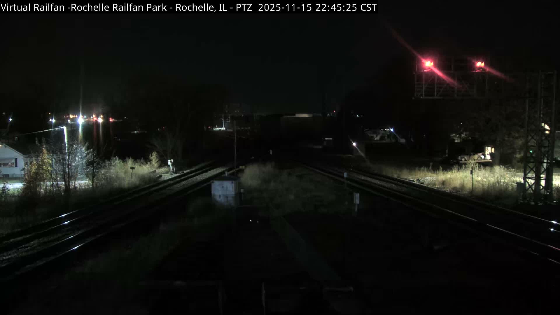 Rochelle Railfan Park Railroad Junction Live Cam - Rochelle, Ogle, Illinois, USA 