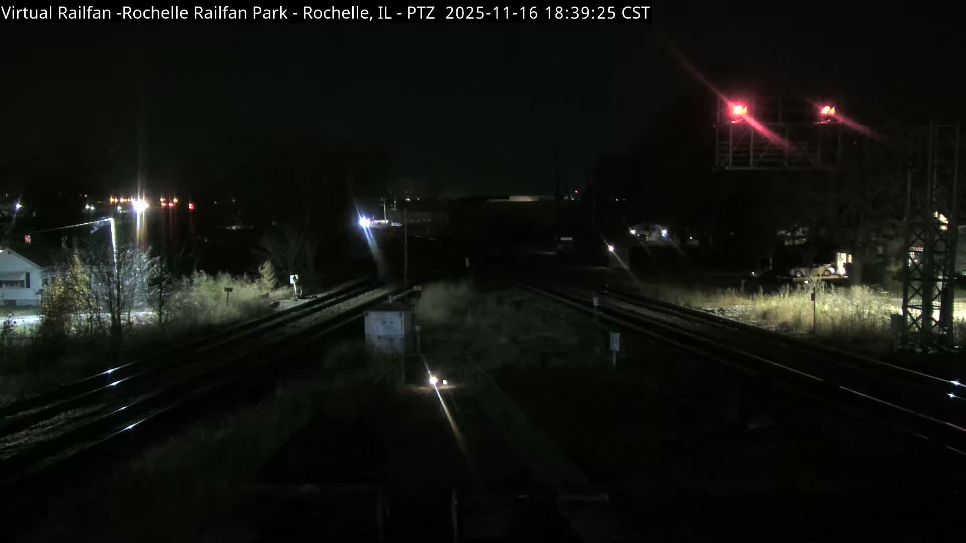 Rochelle Railfan Park Railroad Junction Live Cam - Rochelle, Ogle, Illinois, USA 