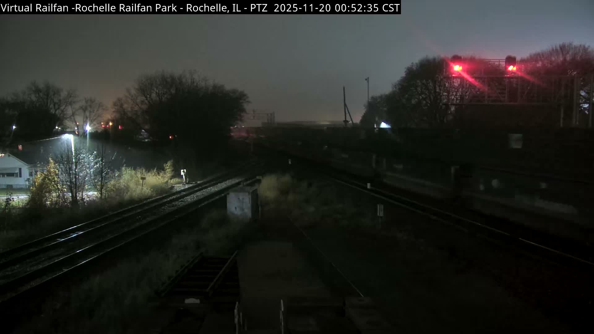 Rochelle Railfan Park Railroad Junction Live Cam - Rochelle, Ogle, Illinois, USA 