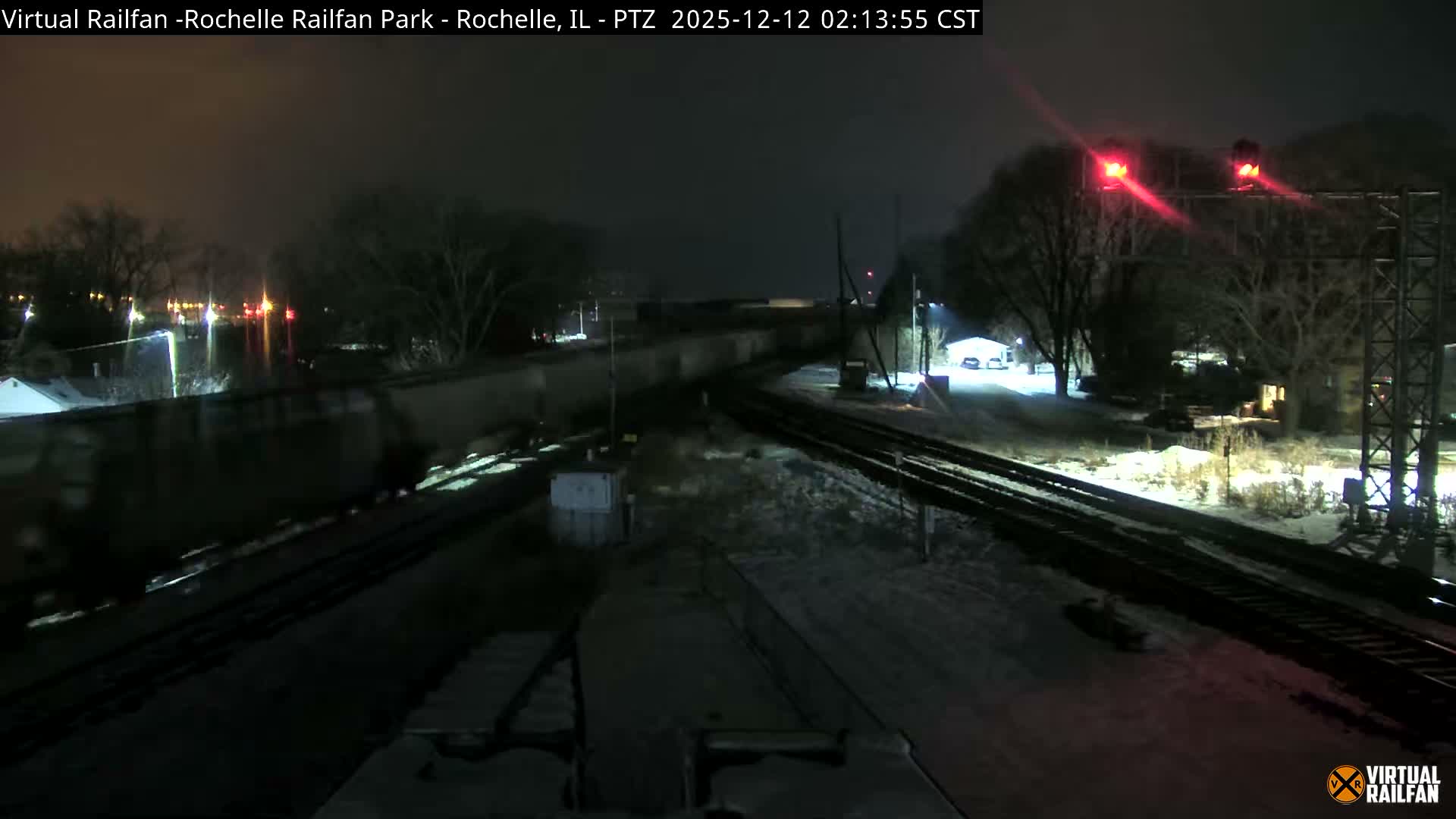 Rochelle Railfan Park Railroad Junction Live Cam - Rochelle, Ogle, Illinois, USA 