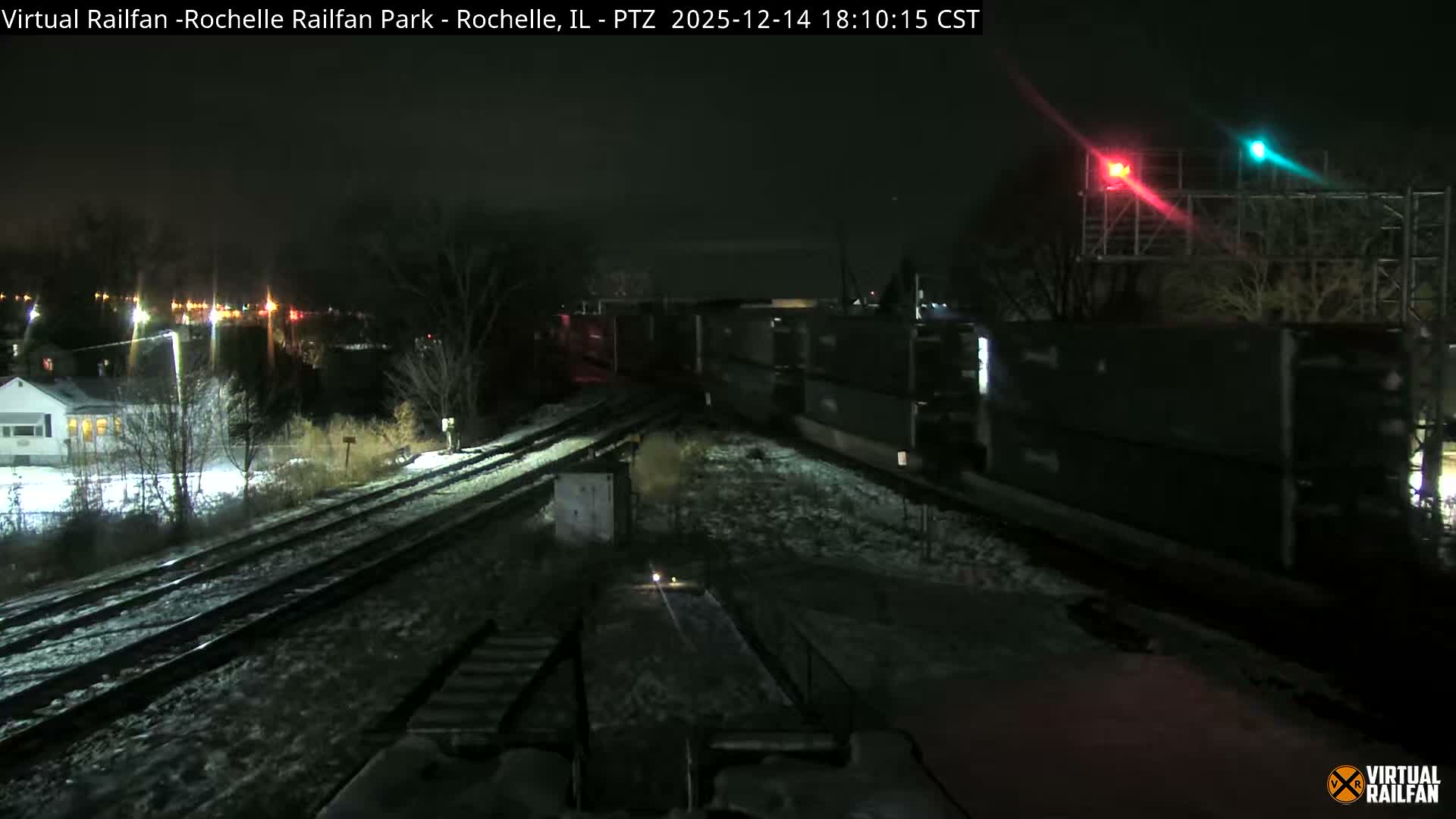 Rochelle Railfan Park Railroad Junction Live Cam - Rochelle, Ogle, Illinois, USA 