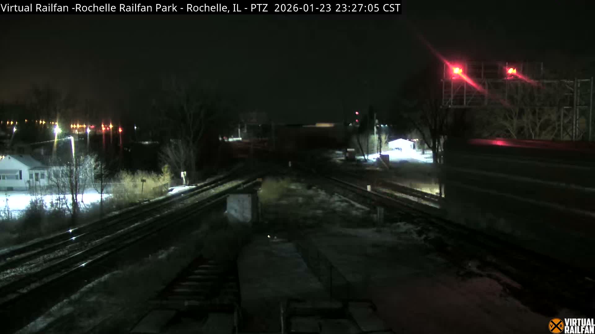 Rochelle Railfan Park Railroad Junction Live Cam - Rochelle, Ogle, Illinois, USA 