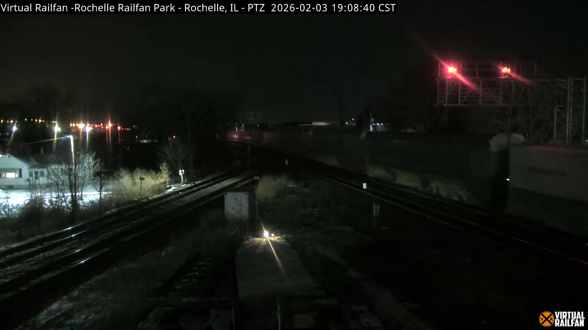 Rochelle Railfan Park Railroad Junction Live Cam - Rochelle, Ogle, Illinois, USA 