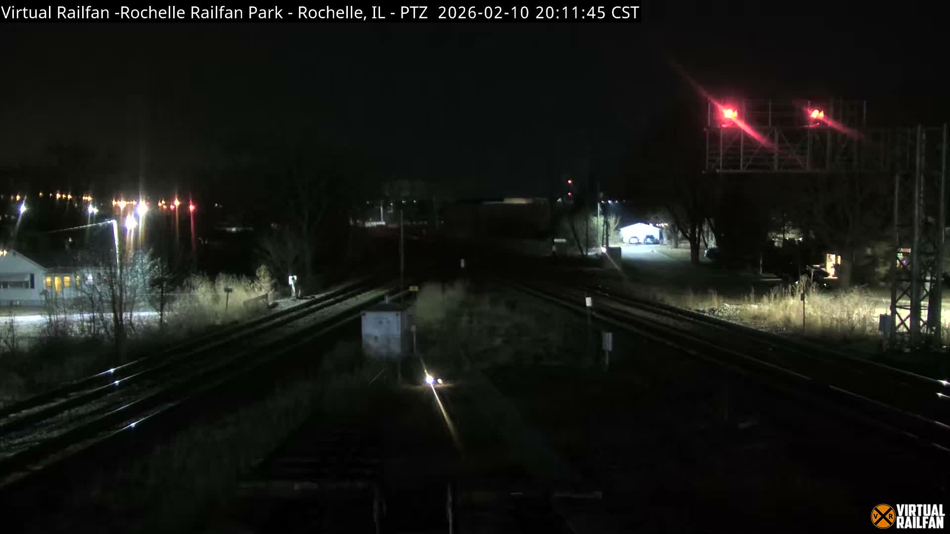 Rochelle Railfan Park Railroad Junction Live Cam - Rochelle, Ogle, Illinois, USA 