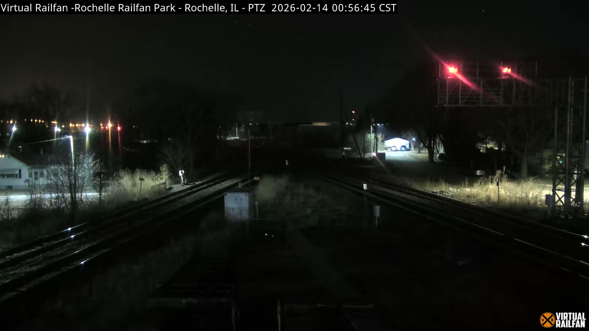 Rochelle Railfan Park Railroad Junction Live Cam - Rochelle, Ogle, Illinois, USA 
